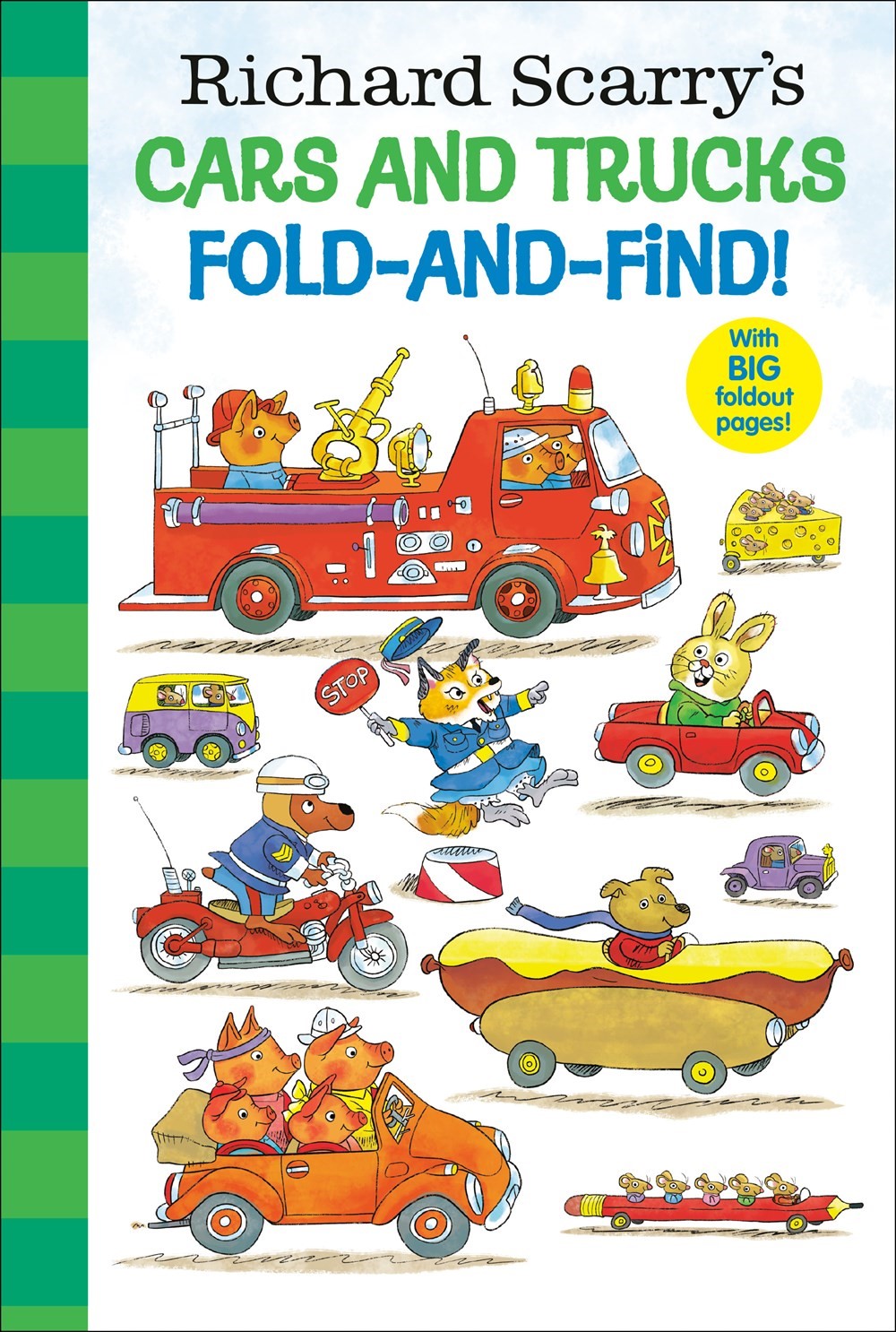 Richard Scarry's Cars and Trucks Fold-And-Find! (HC) rscarrycarstrksHC